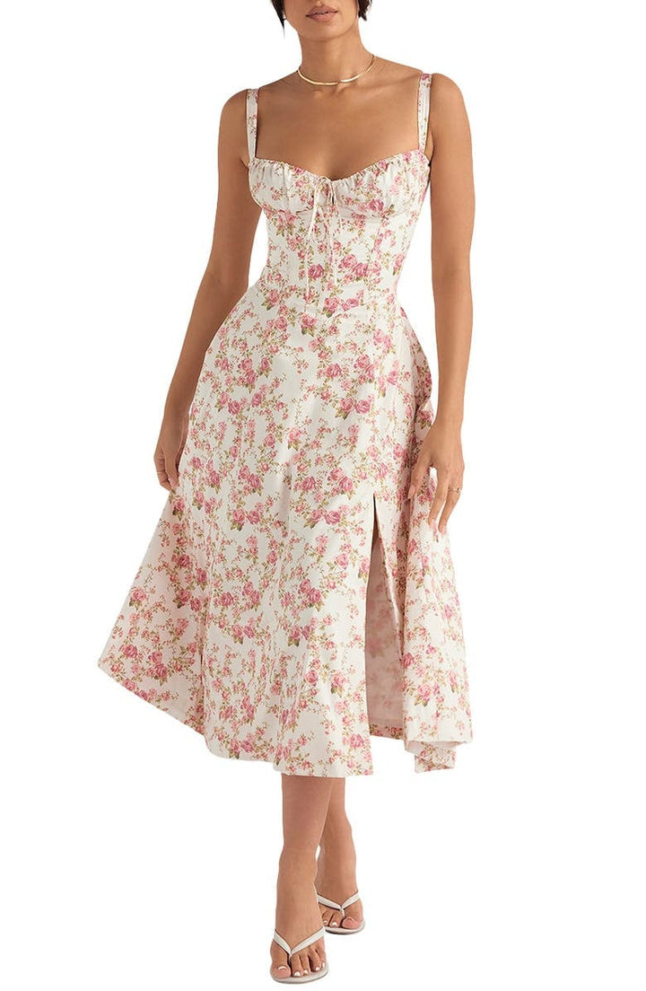 Luna | Floral Bustier Shaper Dress