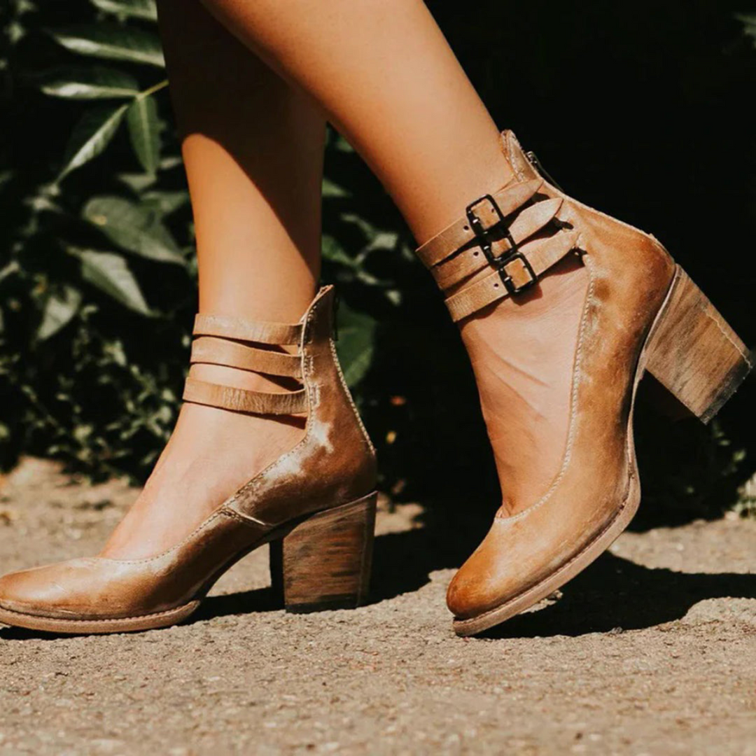 Aubrey | Ankle Boots With Straps