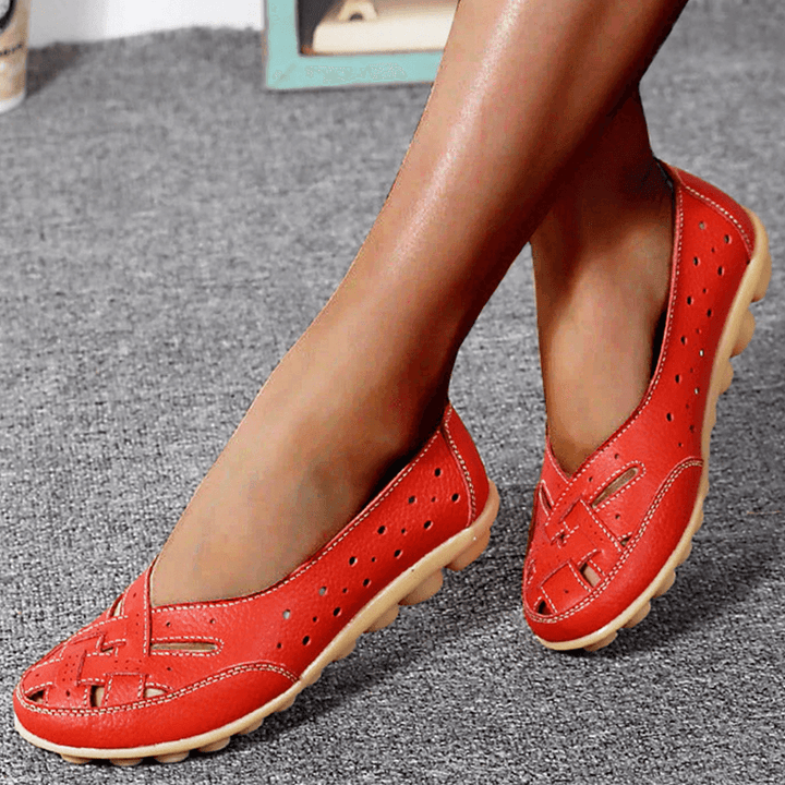 Claire | Breathable Leather Orthopedic Loafers