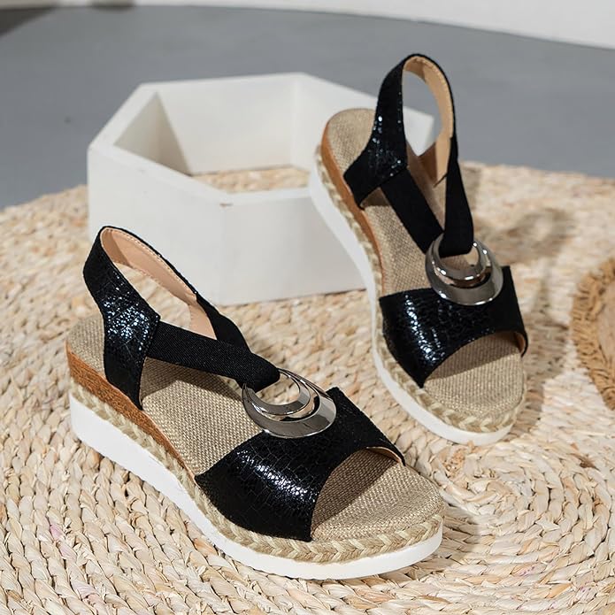 Giorgia | Summer Wedge Sandals - Stylish And Comfortable