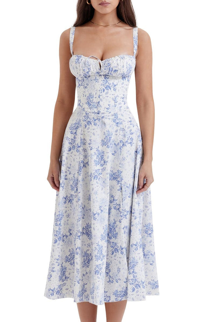 Luna | Floral Bustier Shaper Dress