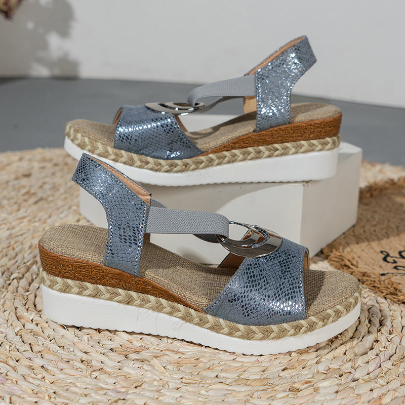 Giorgia | Summer Wedge Sandals - Stylish And Comfortable