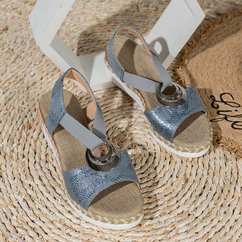 Giorgia | Summer Wedge Sandals - Stylish And Comfortable