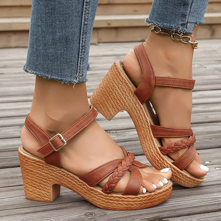 Gianna | Orthopedic Mid Heel Sandals