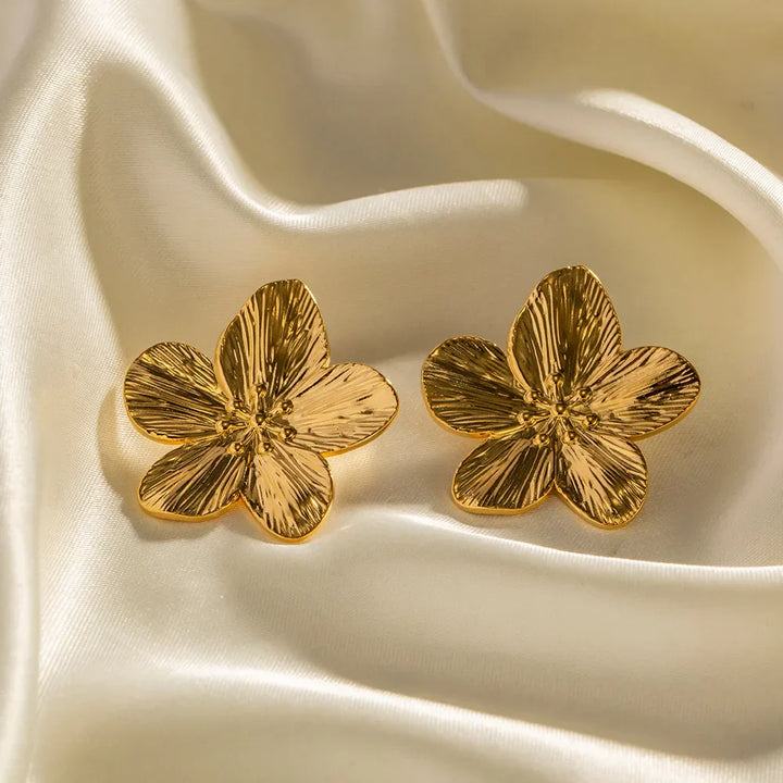 18K Gold Plated Butterfly Earrings