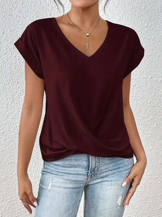 Mara | The Perfect V-neck Top For Woman