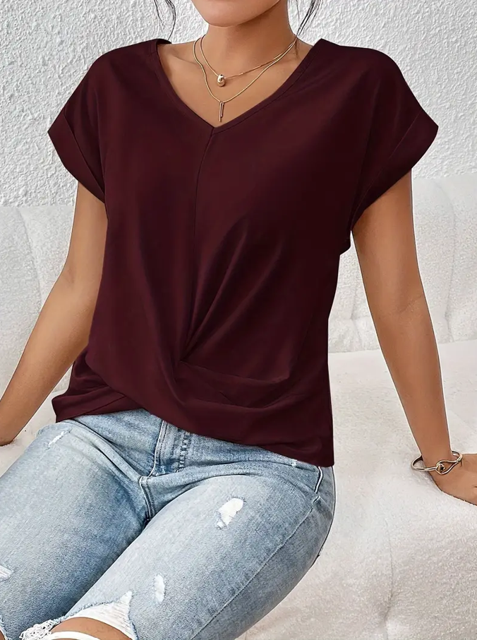 Mara | The Perfect V-neck Top For Woman