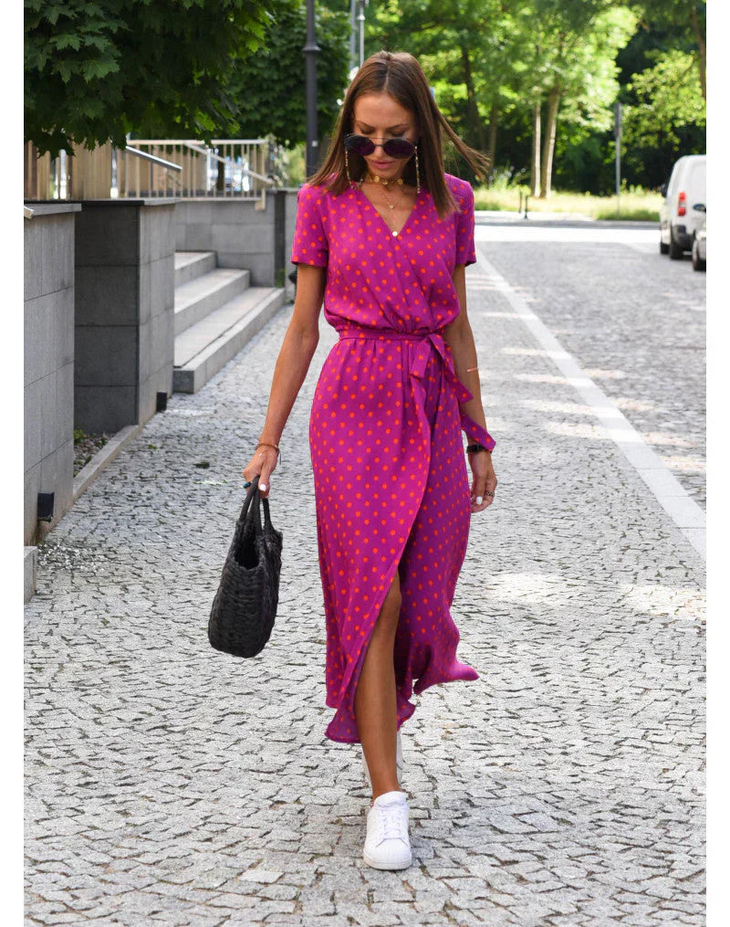 Sam | Chic Dress V-Neck Elegance