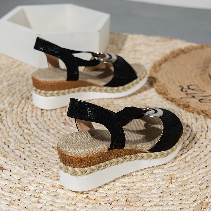 Giorgia | Summer Wedge Sandals - Stylish And Comfortable