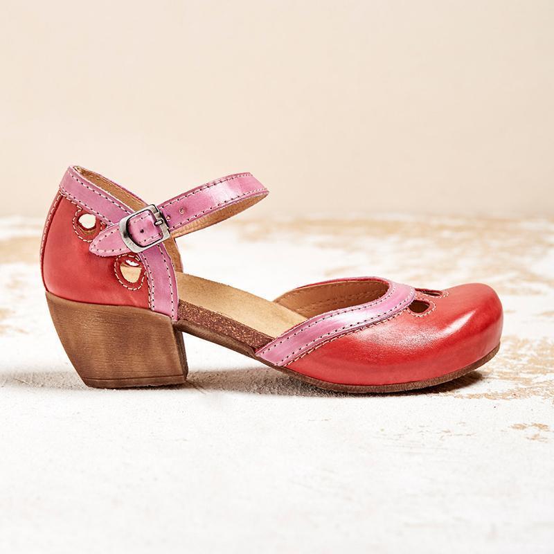 Sienna | Orthopedic sandals with low heel