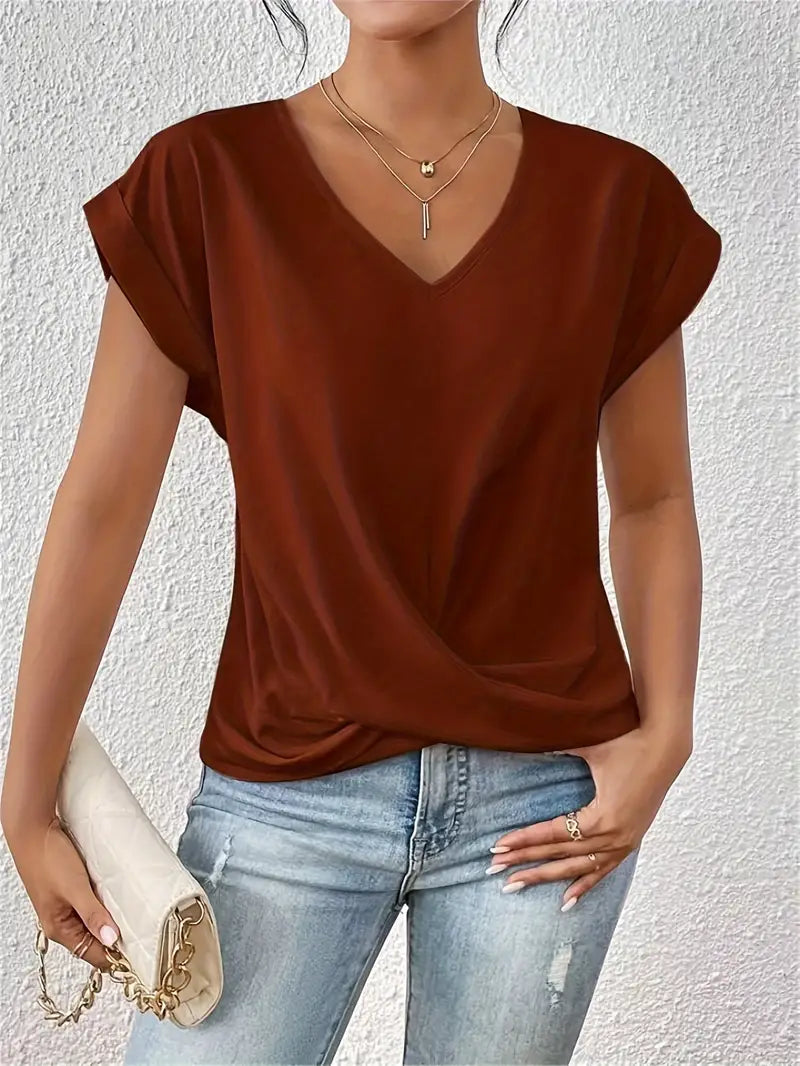 Mara | The Perfect V-neck Top For Woman