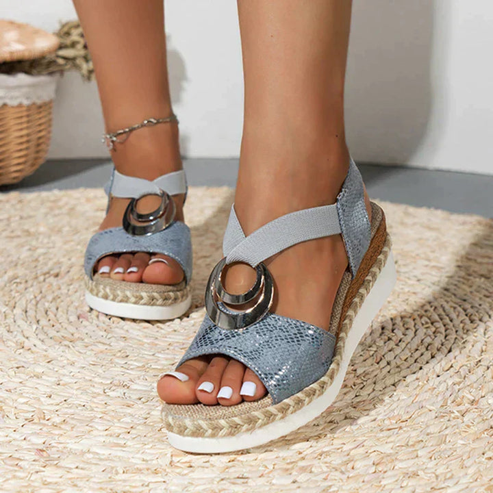 Sanne | Comfortable Sandals With Wedge Heel