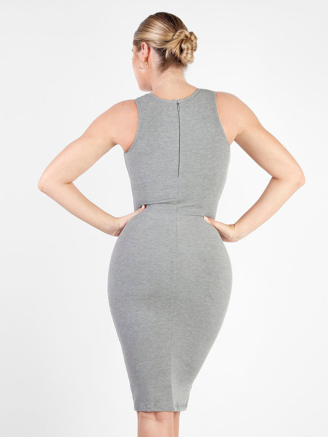 ARIA | Shapewear Crew Neck Midi Dress