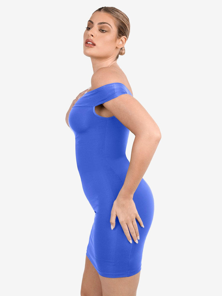 ARIA | Shapewear Crew Neck Midi Dress