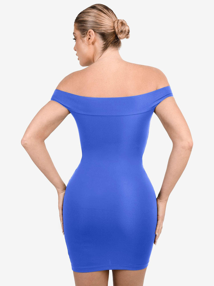 ARIA | Shapewear Crew Neck Midi Dress