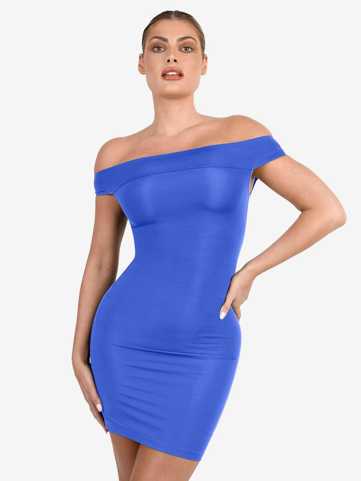 ARIA | Shapewear Crew Neck Midi Dress